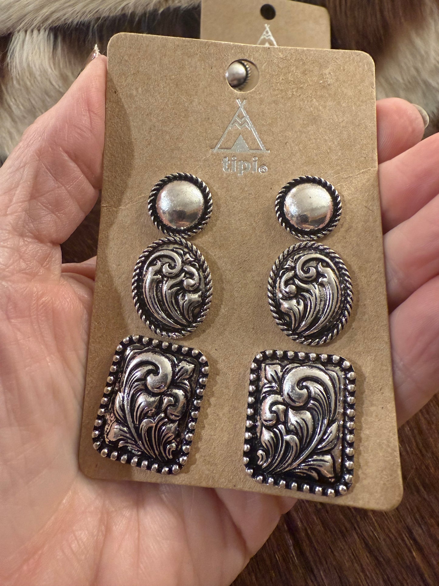 Concho Crazy Earrings Set