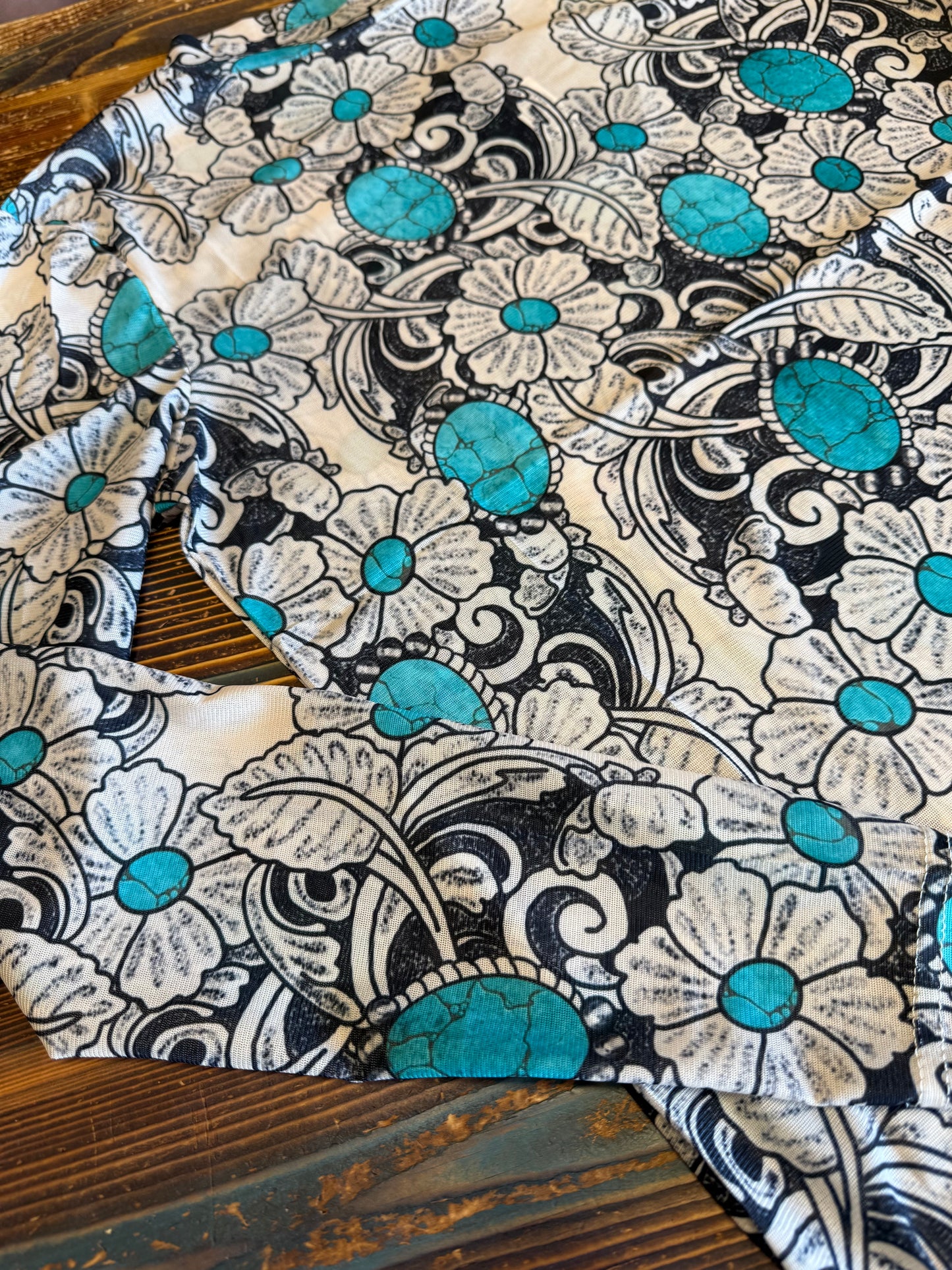 Tattoos On The Town Mesh Top