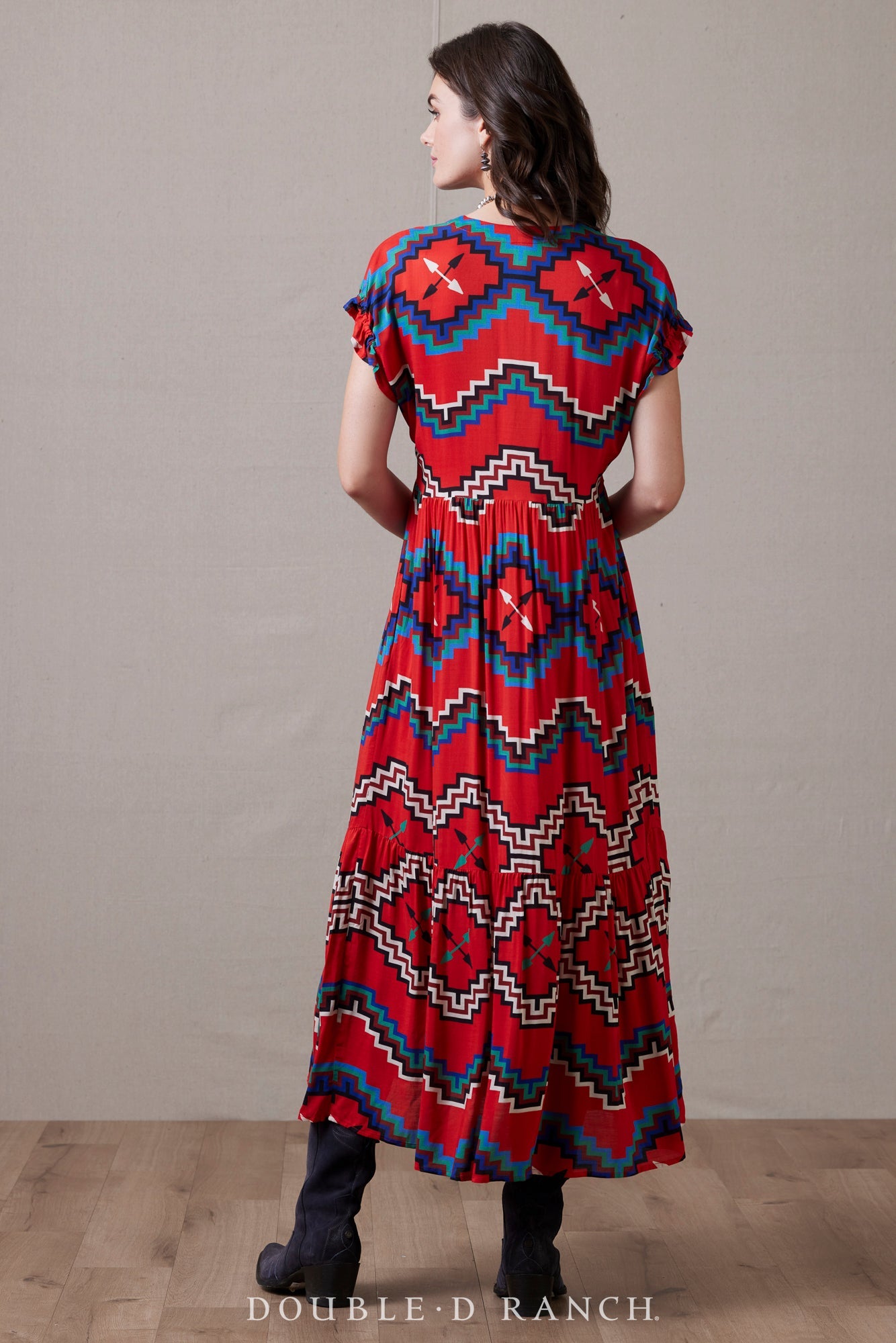 Double D Fire Weaver Maxi Dress