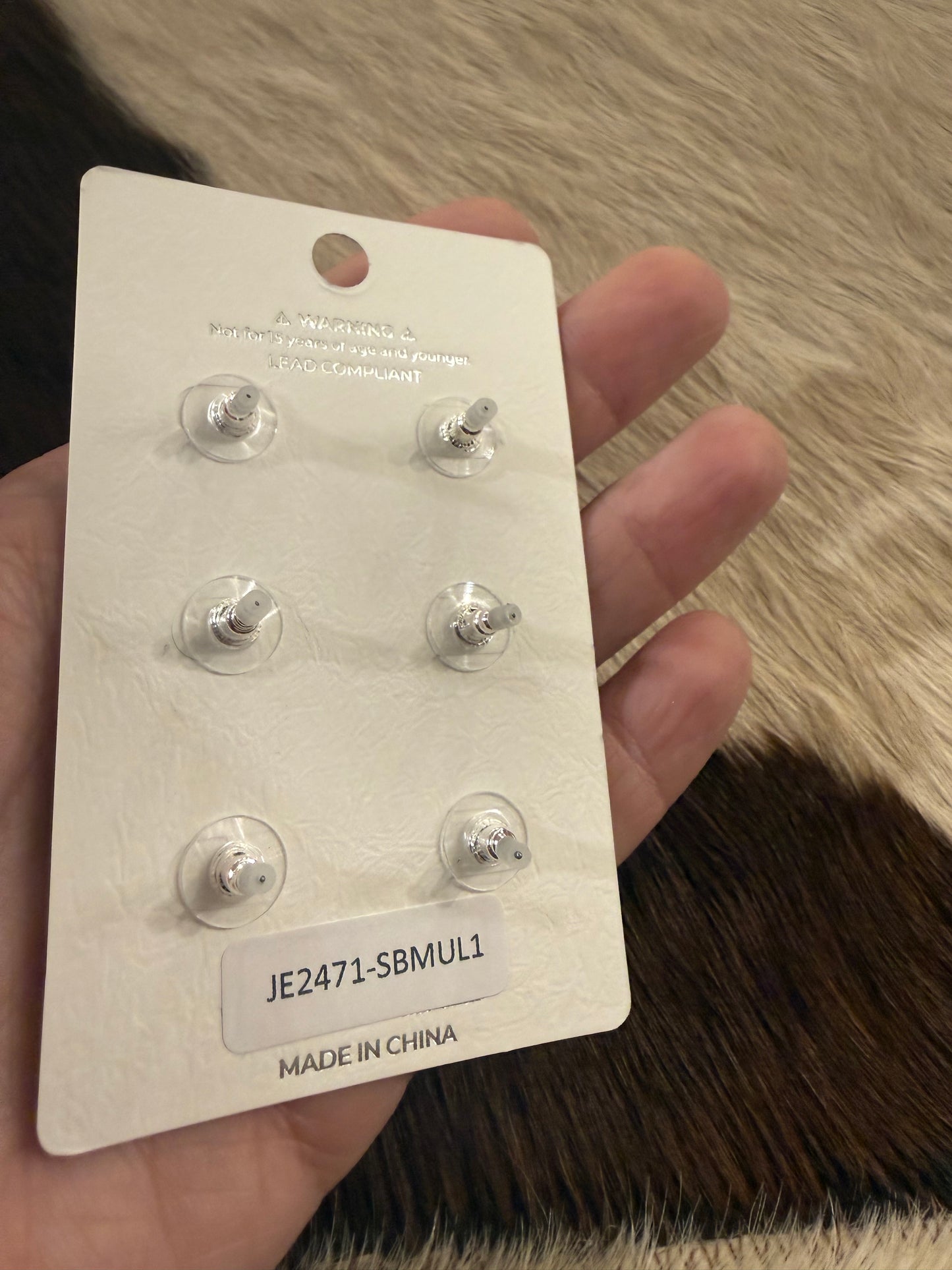 Checks Galore Earring Set