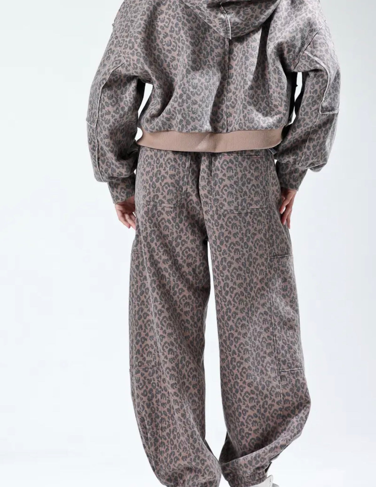 Lola Leopard Printed Sweat Pants