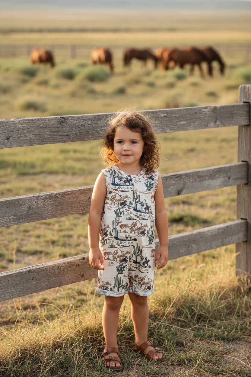 Desert Cowboy Romper