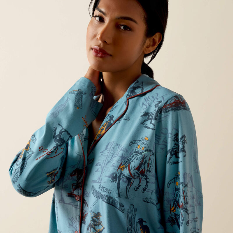 Retro Rodeo Pajama Set