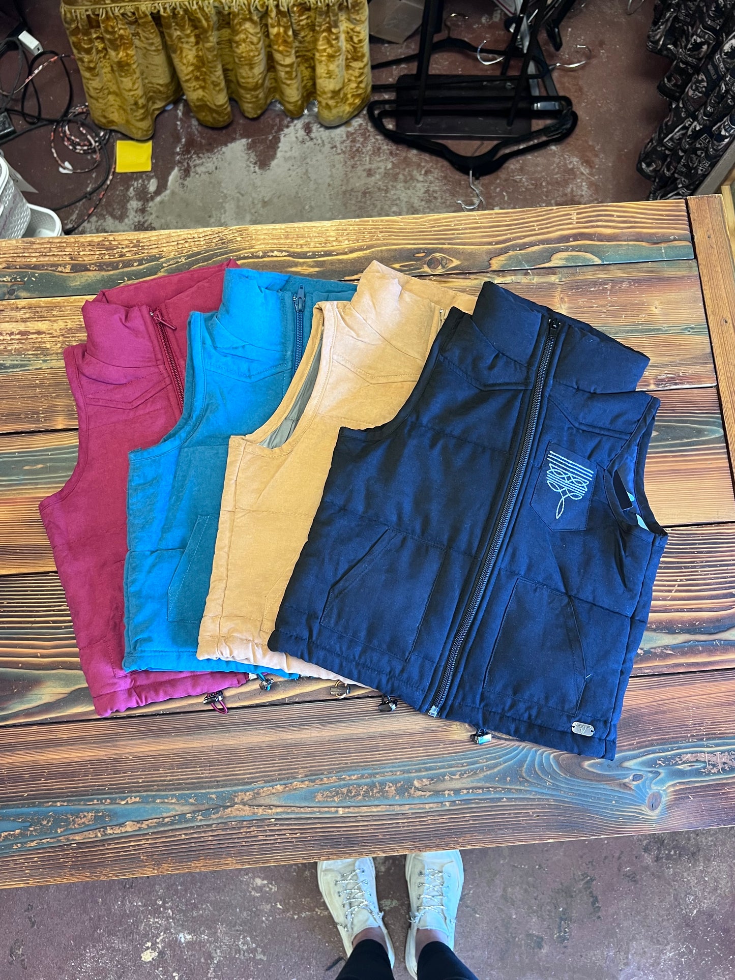 Girls Boot Stitch Puffer Vest