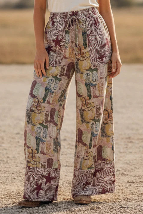 MIXED BOOTS PANTS