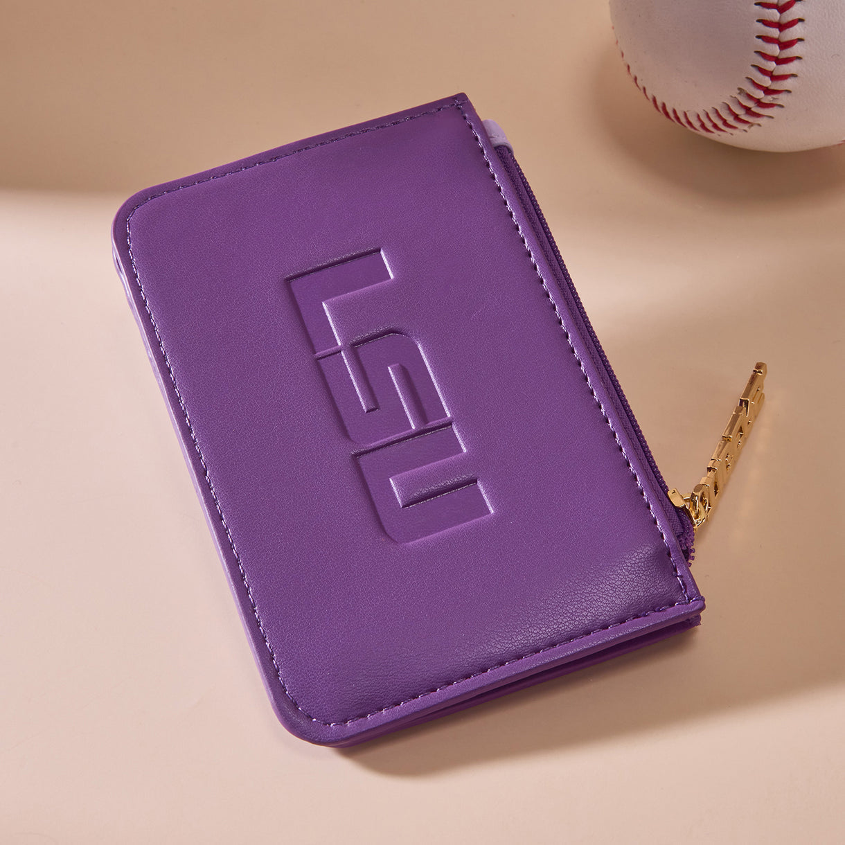 Louisiana State University Fighting
Tigers Zip Card Case