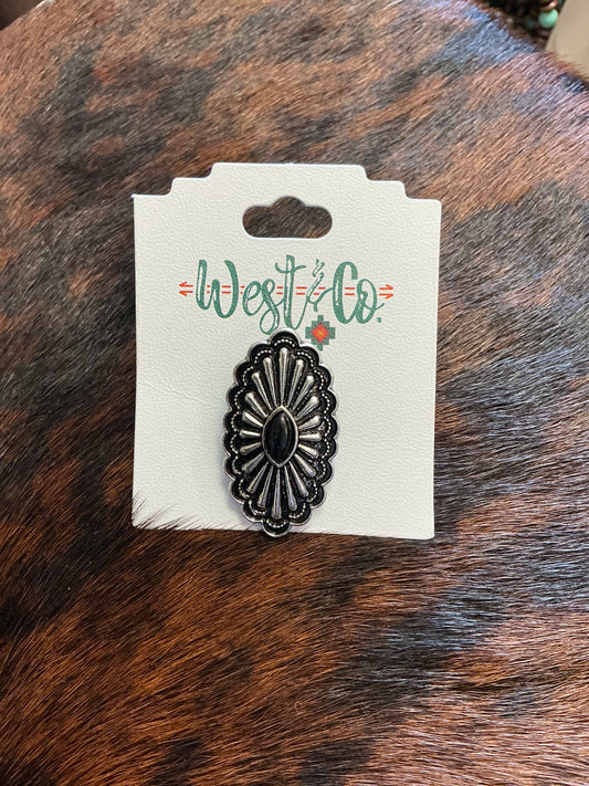 Silver & Black Rings