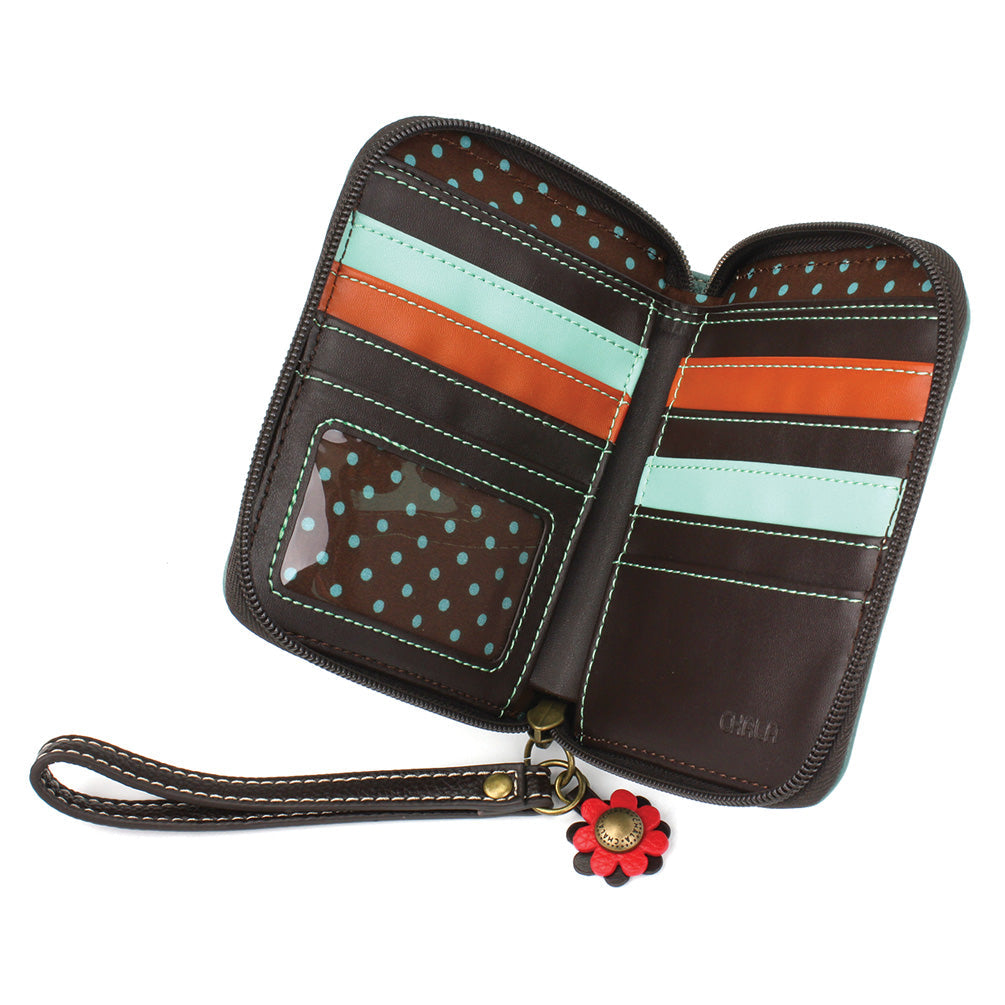 ZIP AROUND WALLET - BICYCLE