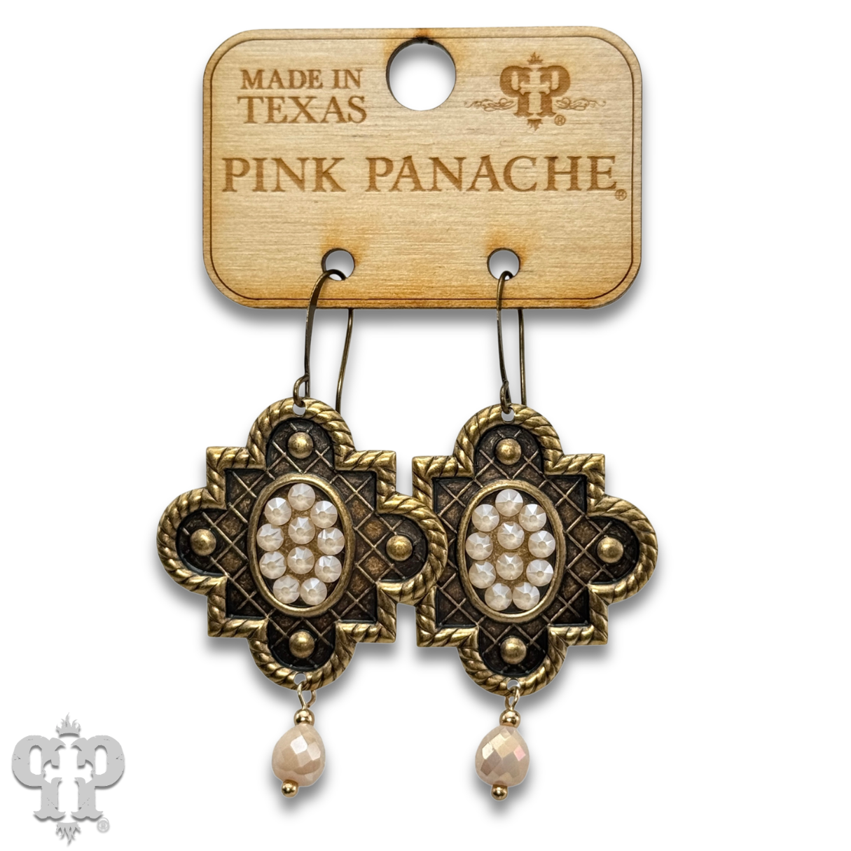 Art deco dangle chandelier earring