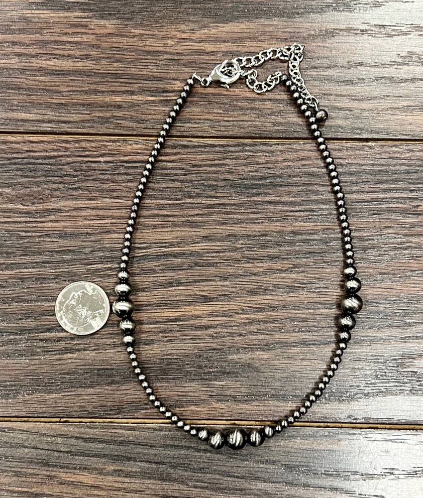 15" Polish Western Bead Necklace
