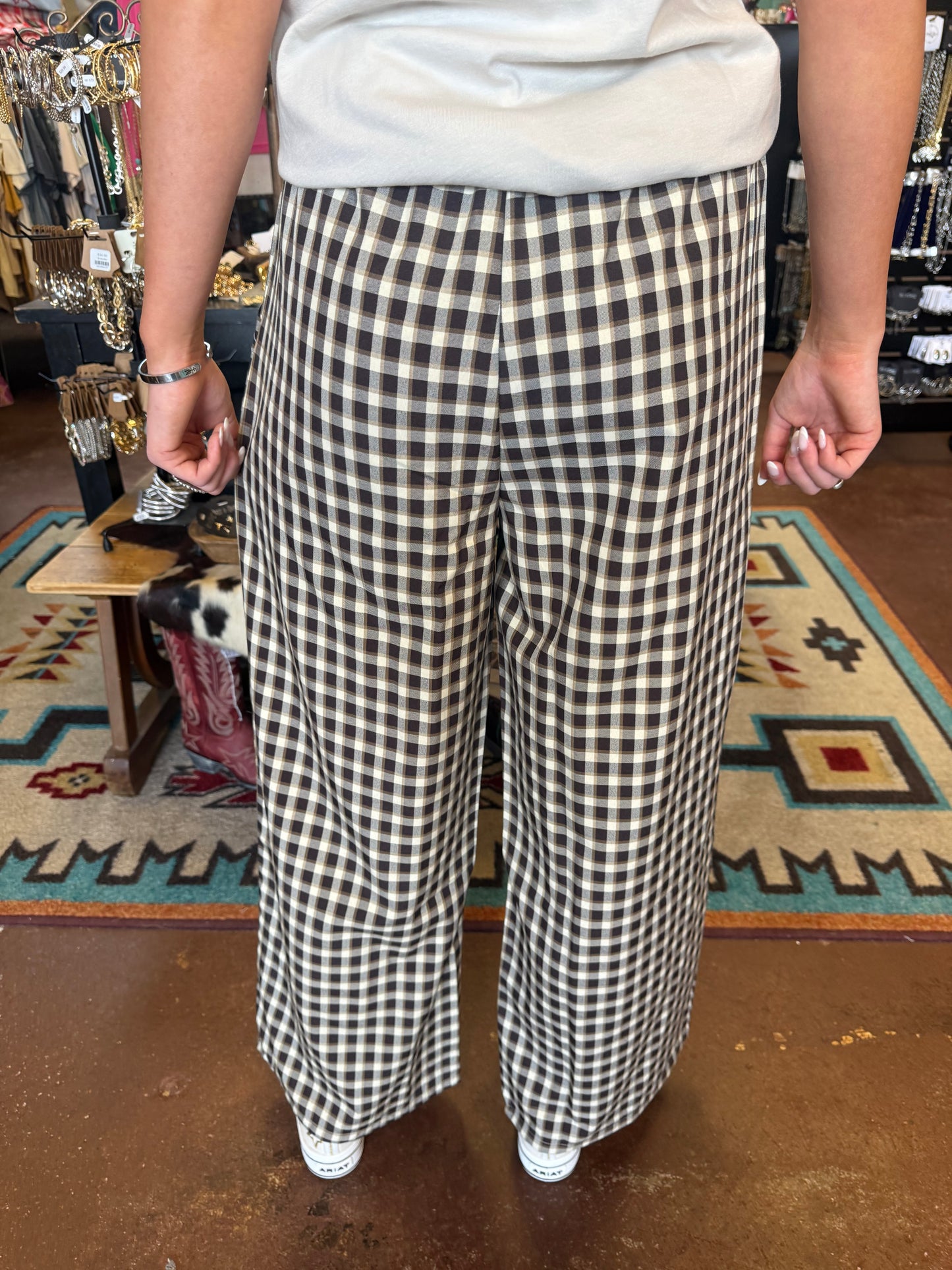 GINGHAM PANT