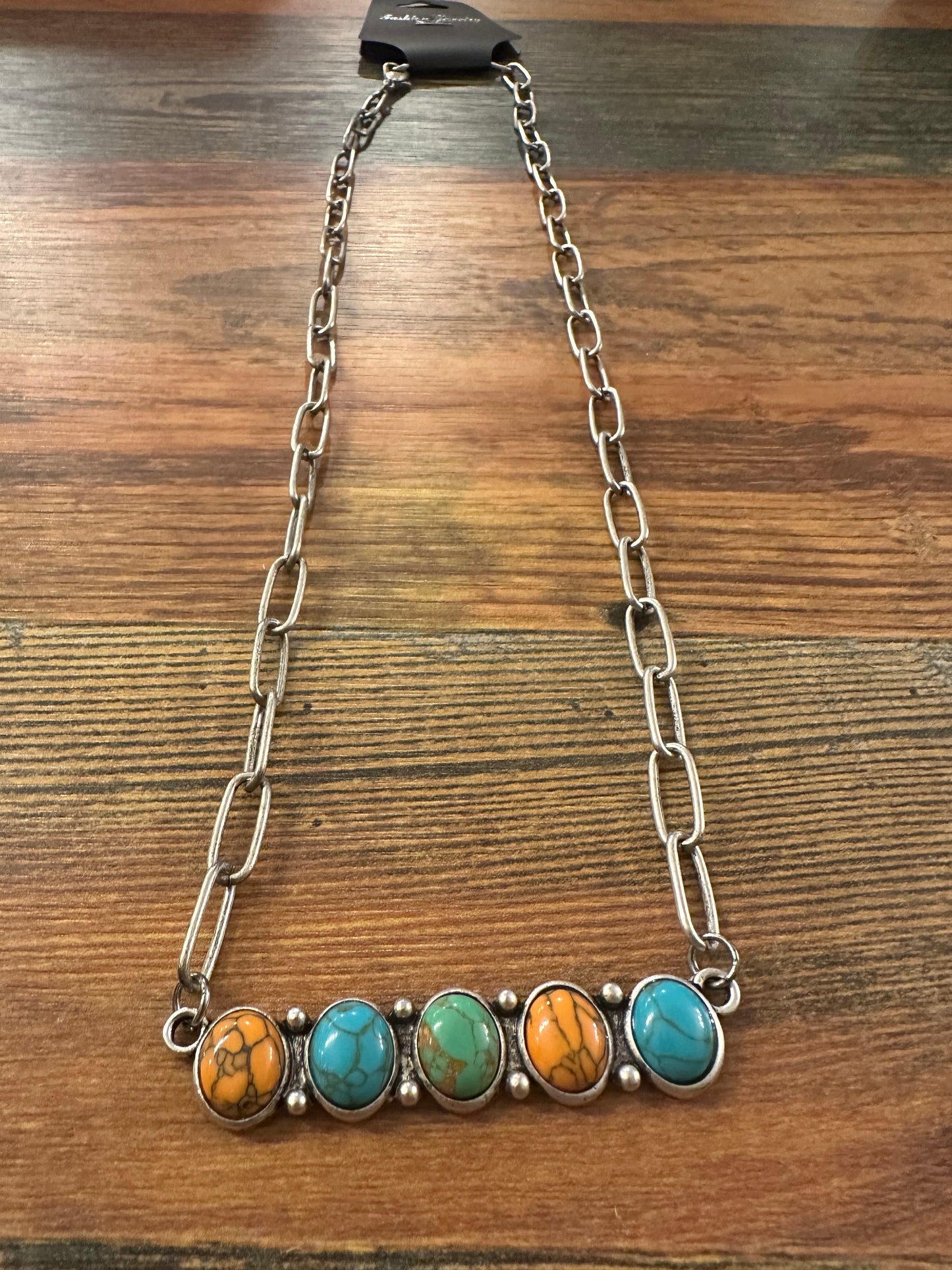 Circle Bar Necklace