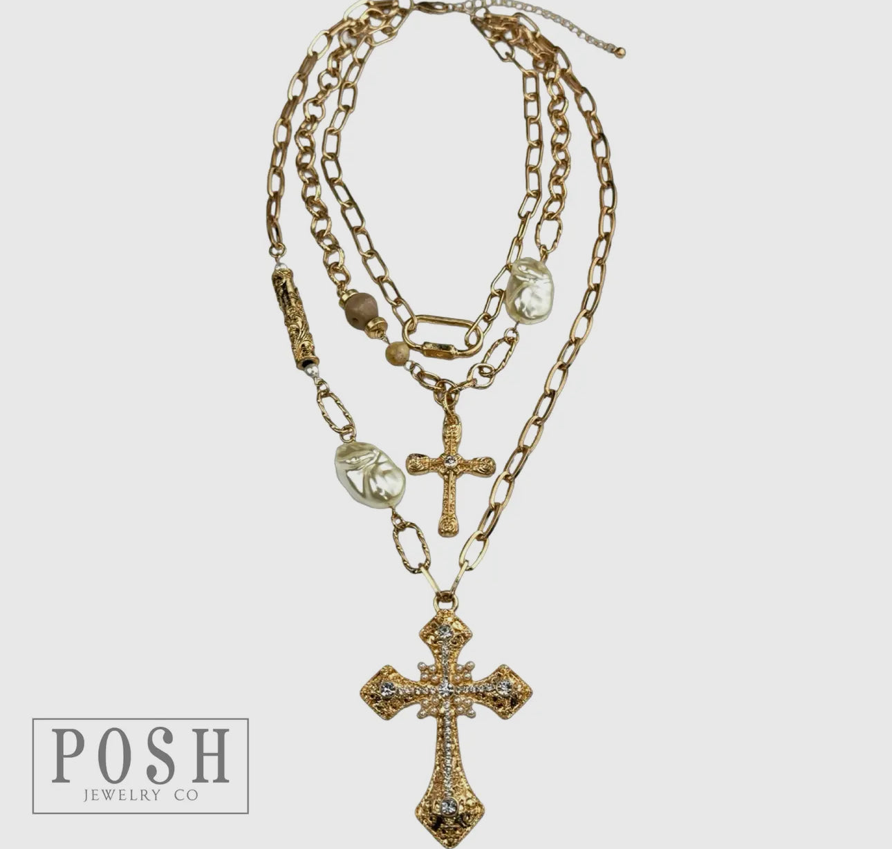 Gold Cross Necklace