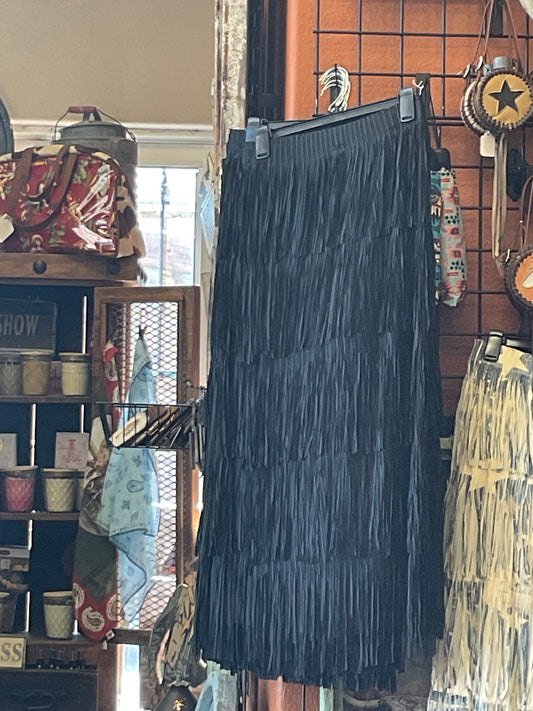 Layered Fringe Skirt