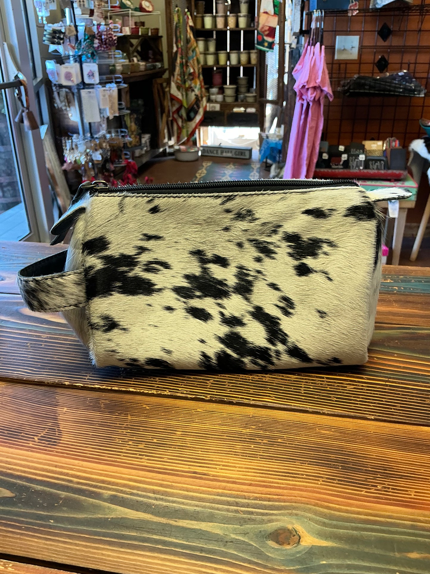 Cowhide Toiletry Bag