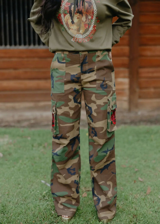 Heavenly Rose Camo Pant by Rodeo Quincy