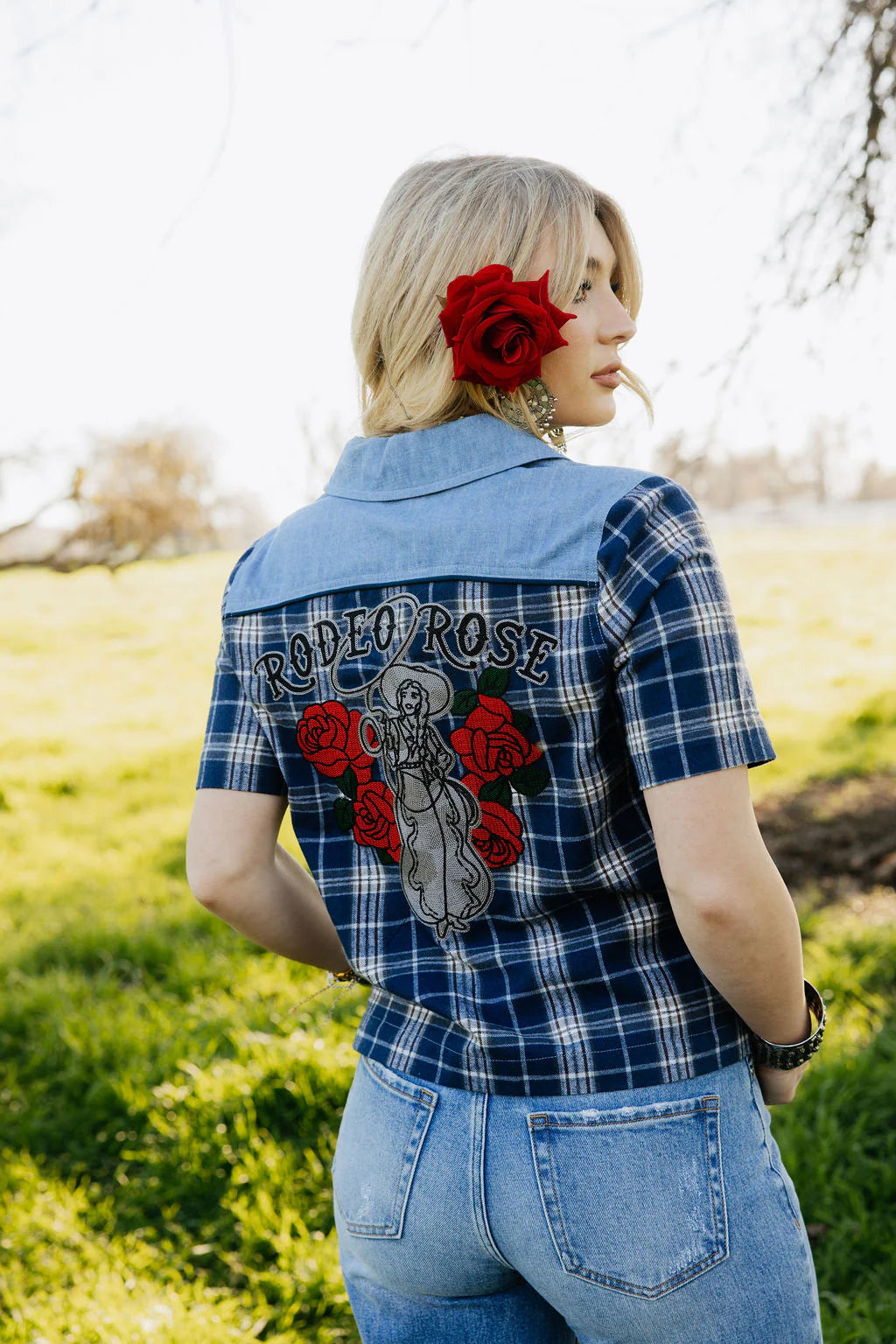 BLUE BONNET RODEO BLOUSE by Rodeo Quincy