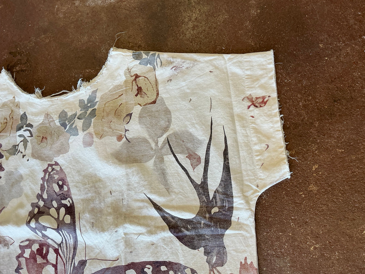 Butterfly and Native American print dress