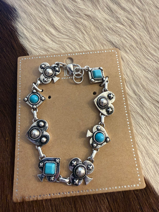 Turquoise Clubs Bracelet