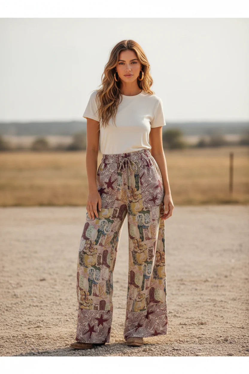 MIXED BOOTS PANTS