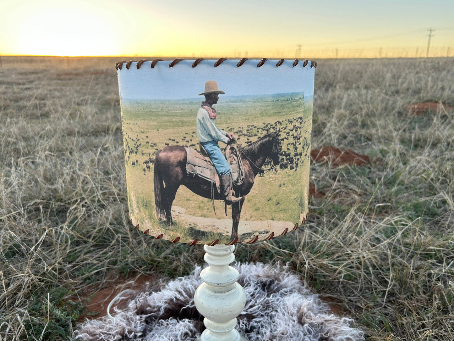 Lampshade The Plainsman in Color