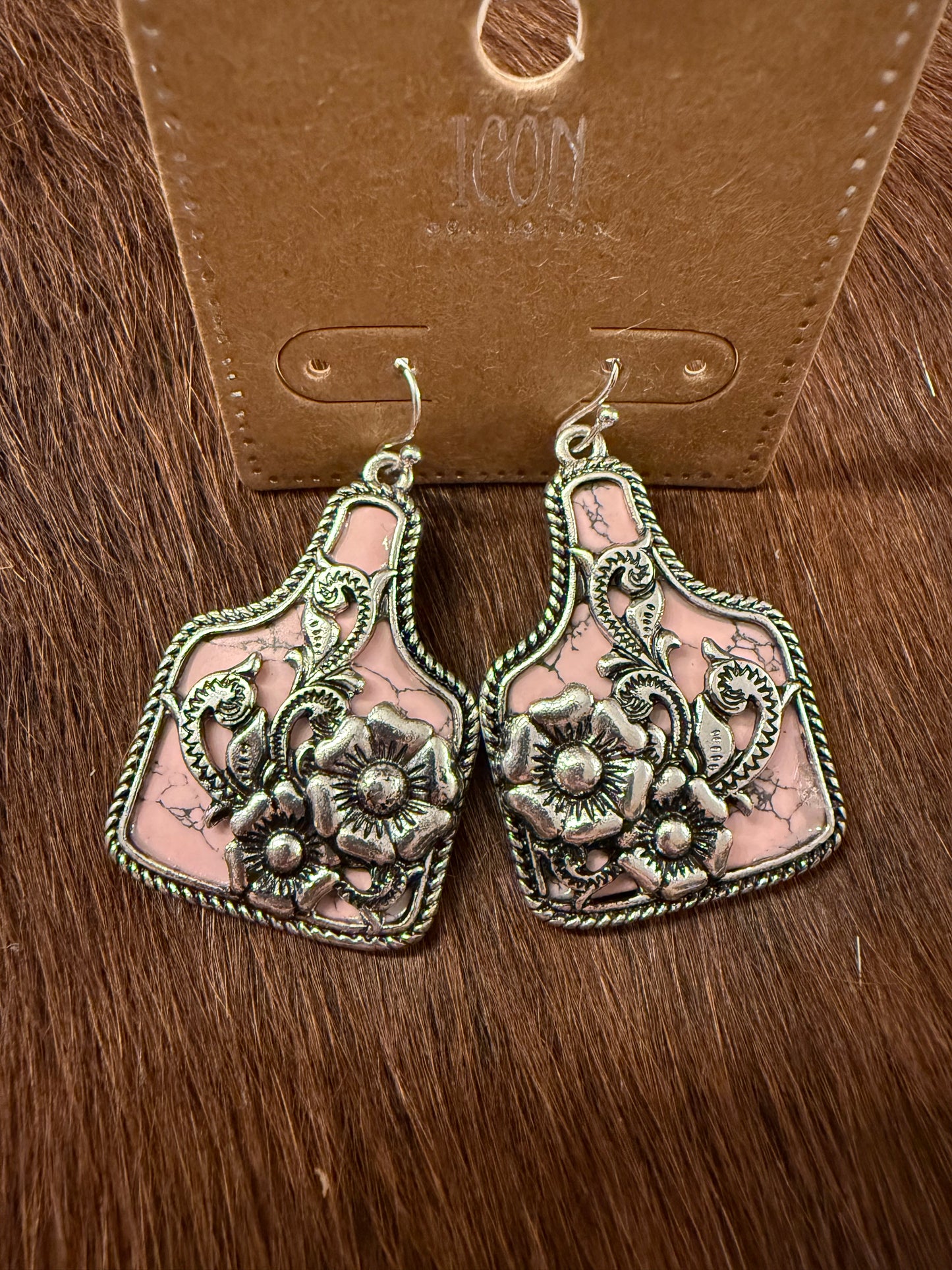 Rustic Flower Earrings