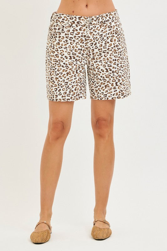 Leila Leopard Shorts