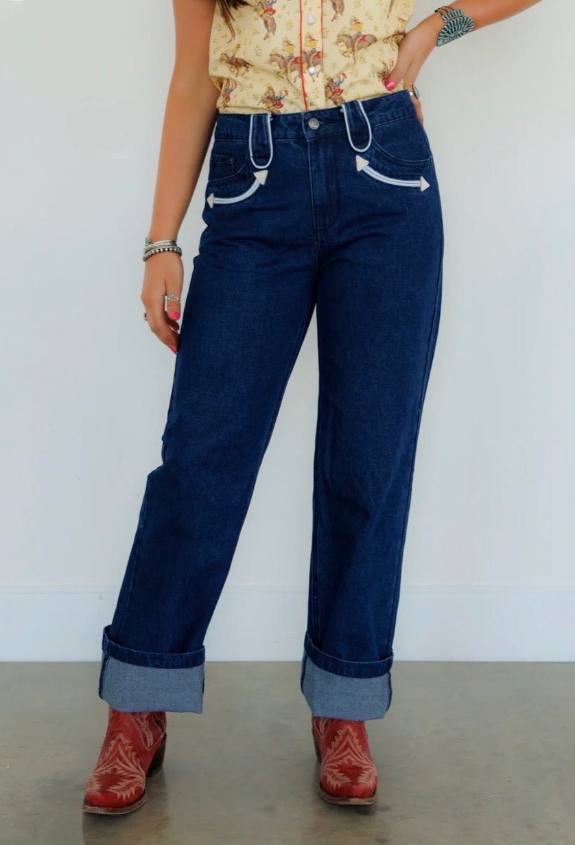 Smiley Denim Jeans