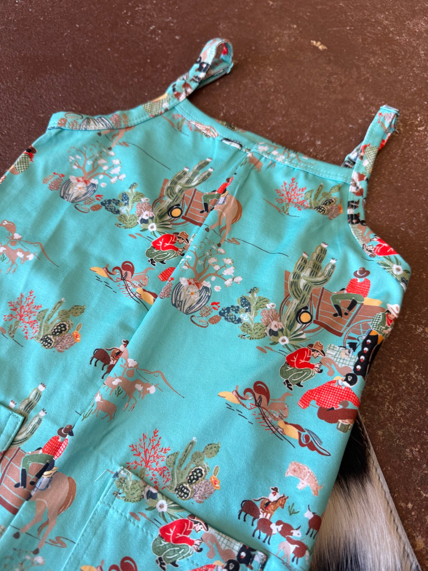 Youth Turquoise Wagon Jumper