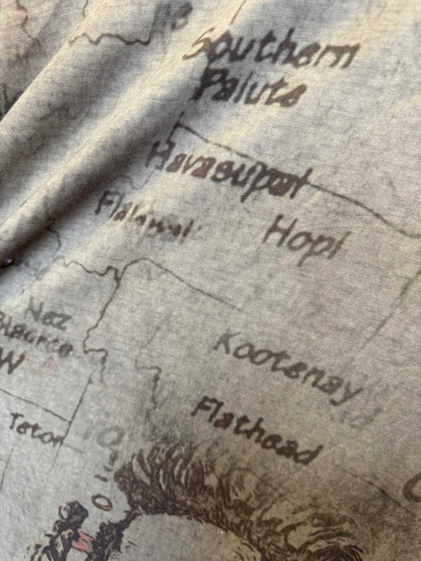 T-Shirt Dress with Map