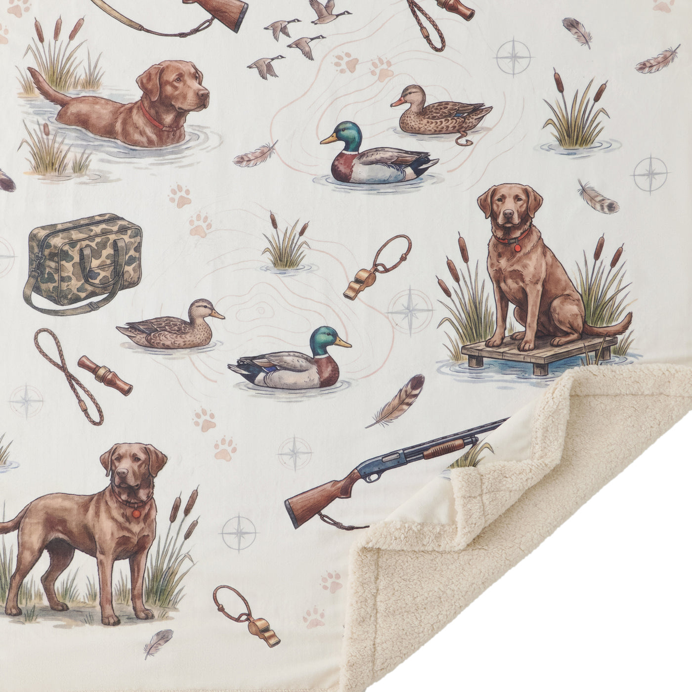 Duck Camp Campfire Sherpa
Throw