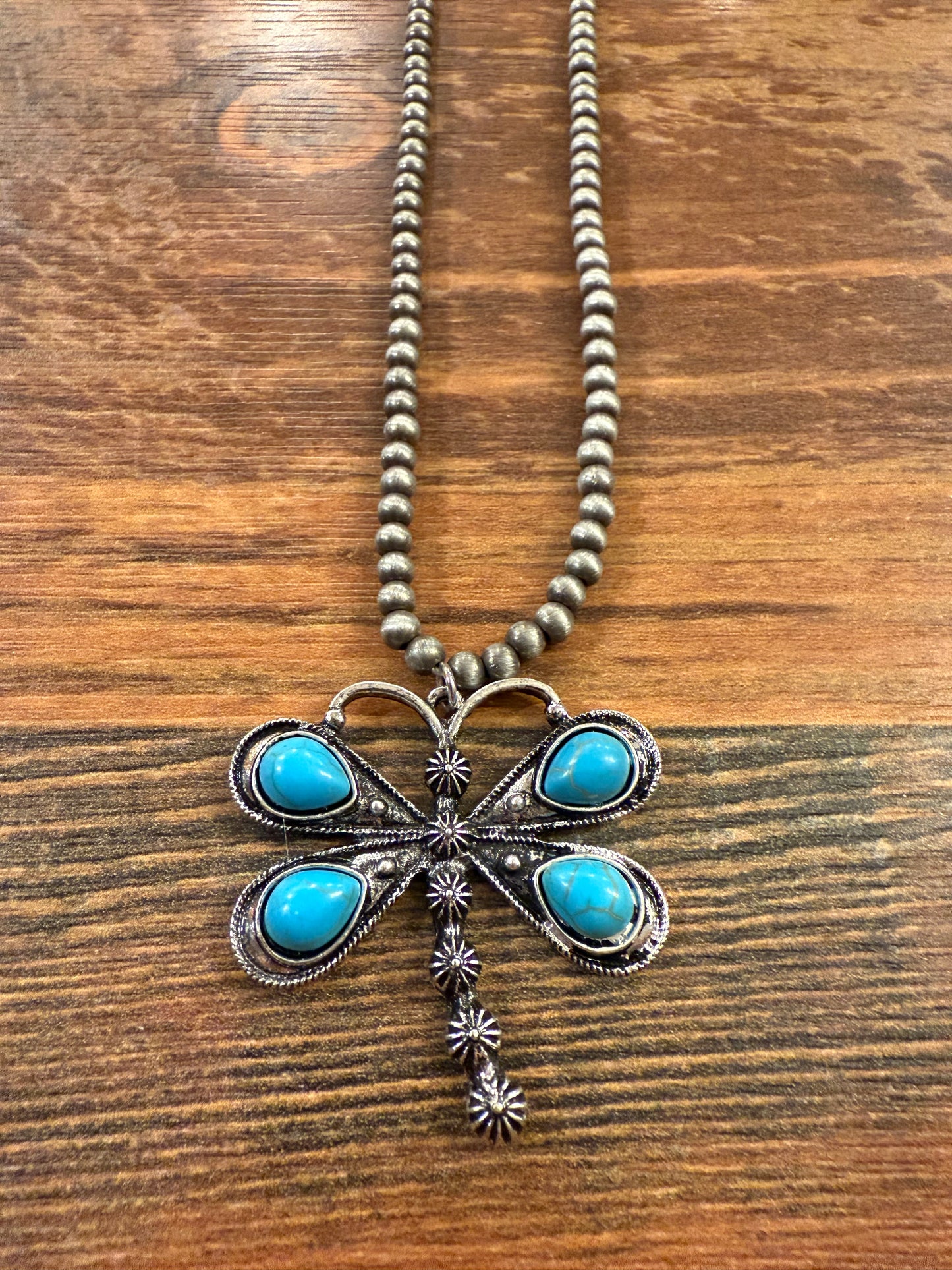 Turquoise Stone Dragonfly