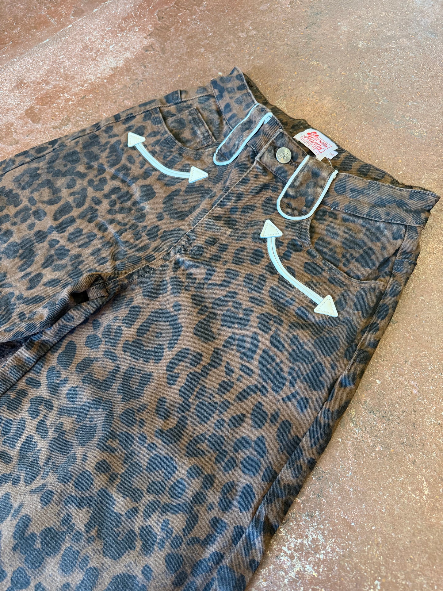 Howdy Hanny Wide Legged Leopard Pants