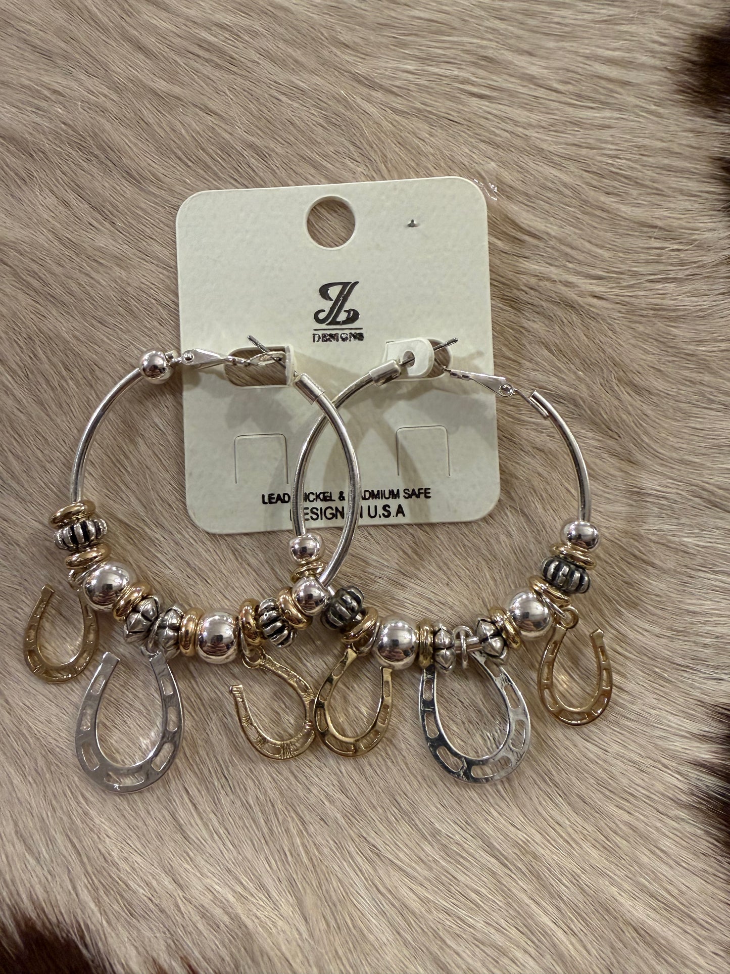 Dancing Horseshoe Earrings