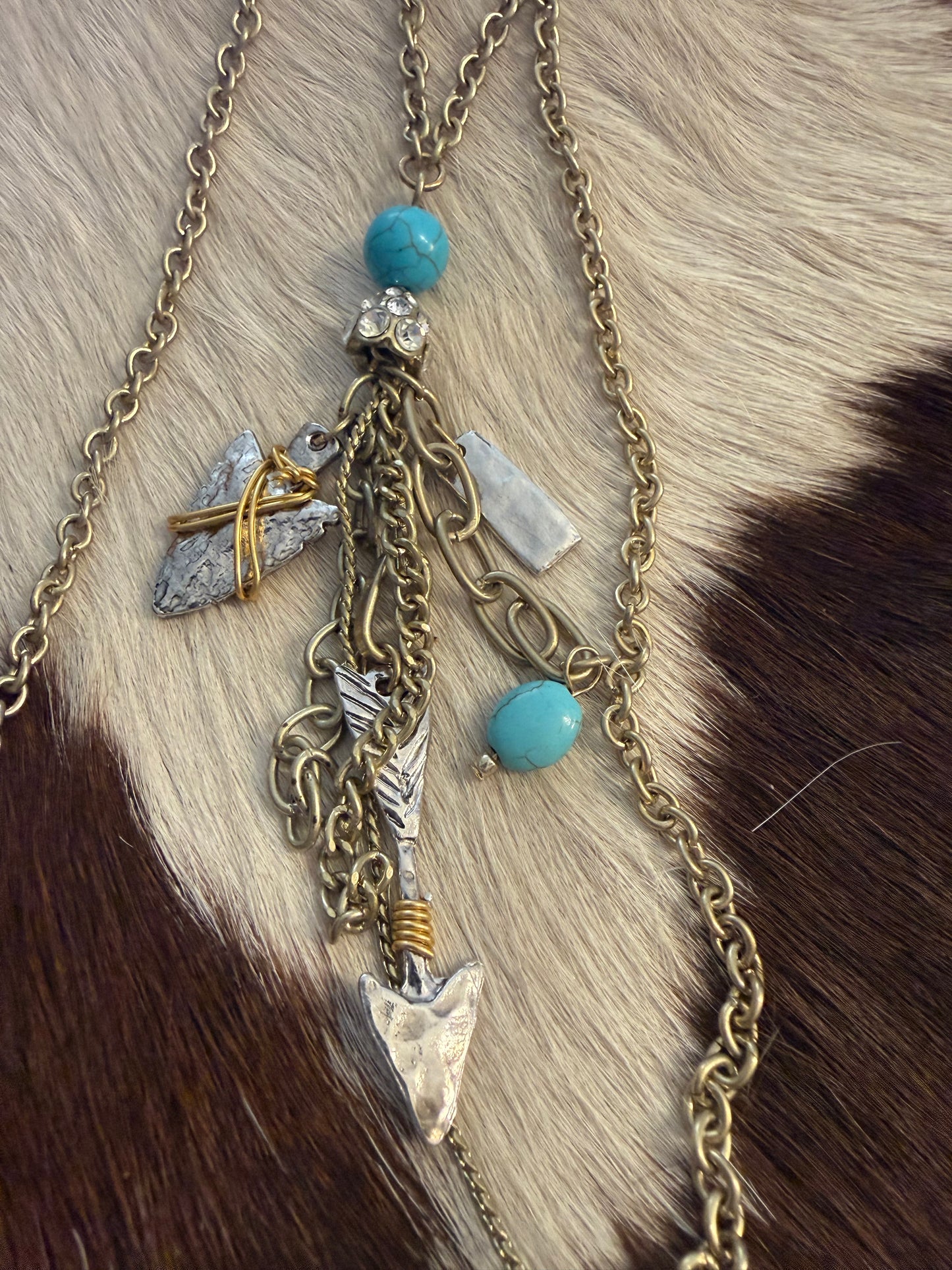 Golden Arrowhead Necklace