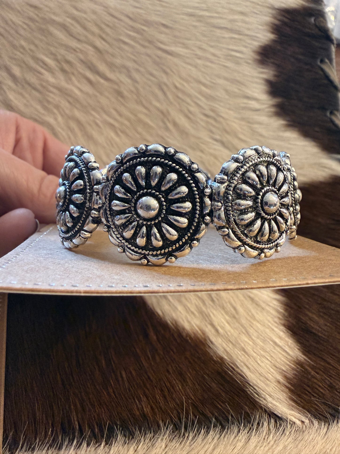Stretchy Concho Bracelet