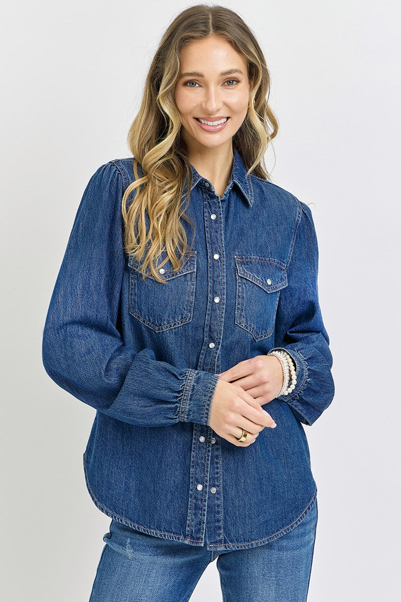 Risen Denim Top