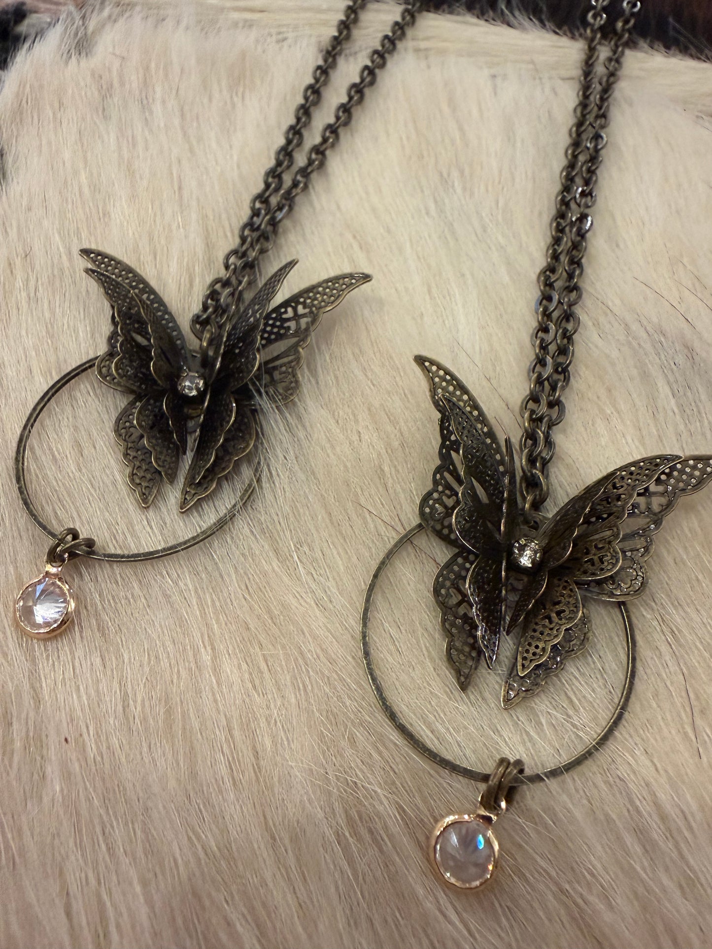 Lace Butterfly Necklace