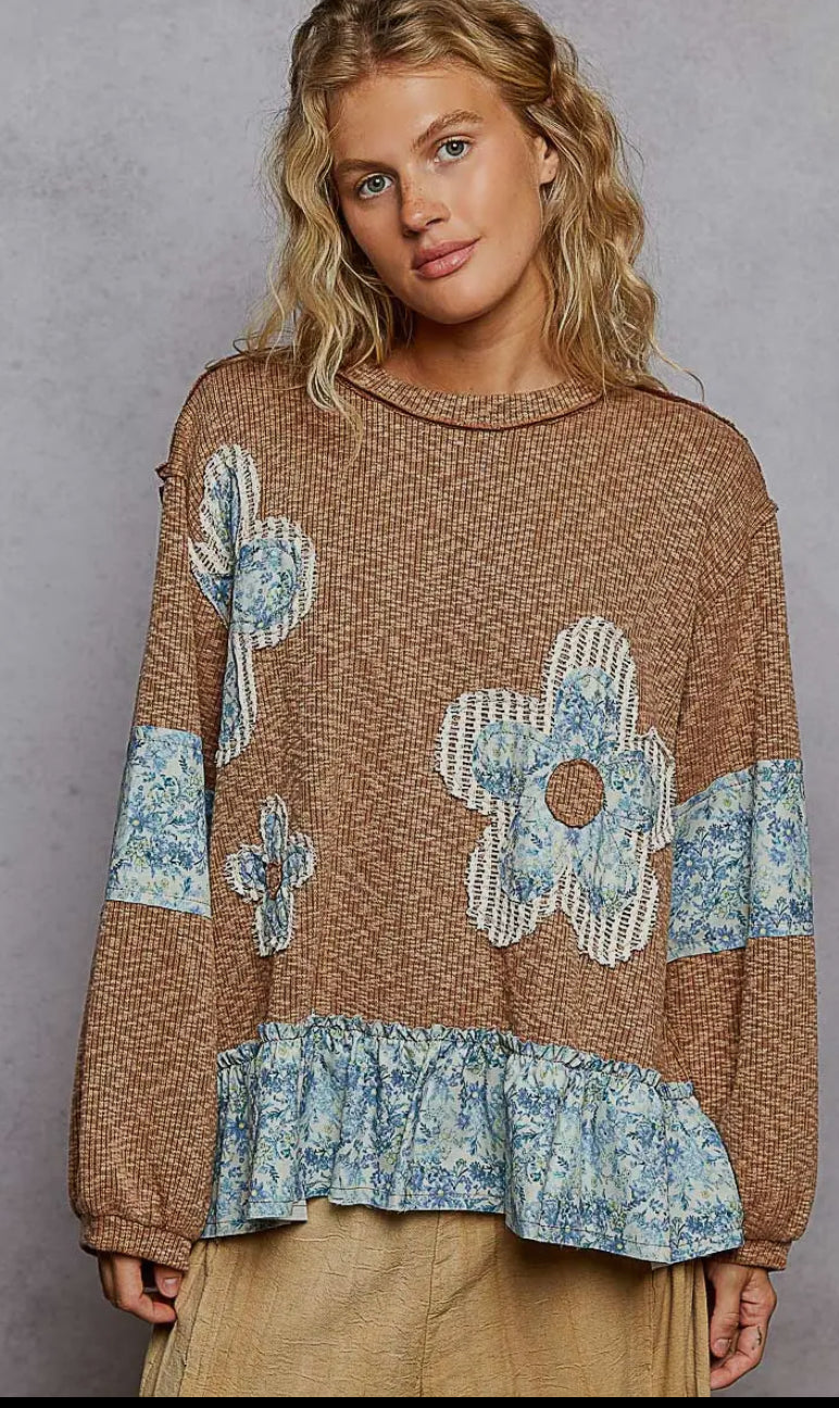 Rustic Brick Pullover