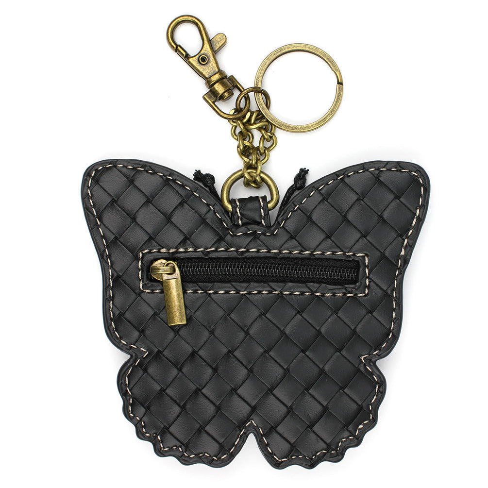 KEY FOB/COIN PURSE - BLUE
BUTTERFLY