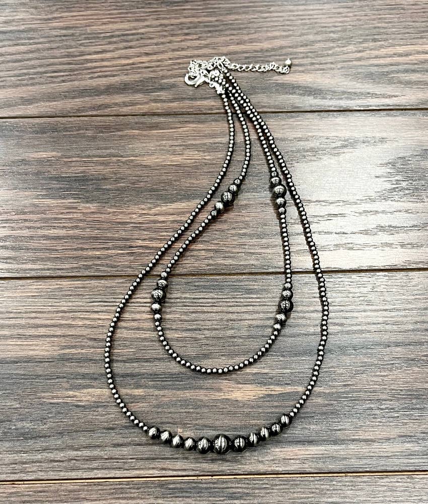 Austin Handmade Polish Navajo Bead Necklace