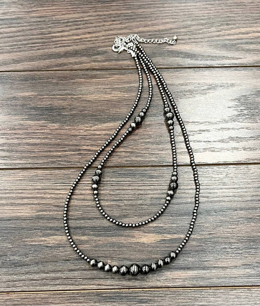 Austin Handmade Polish Navajo Bead Necklace