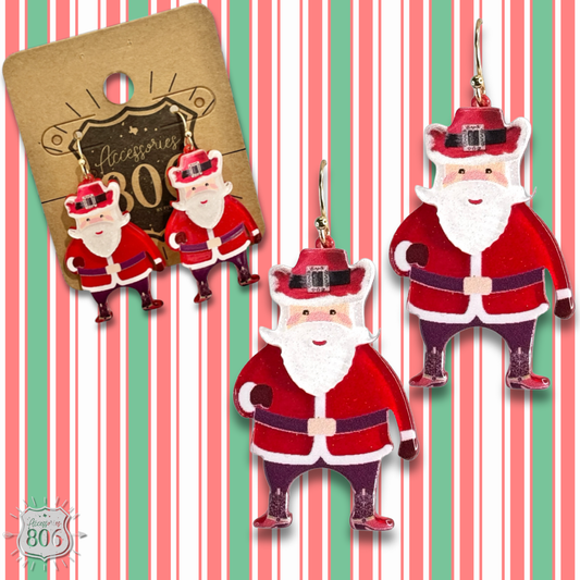 Western Santa earring - LC