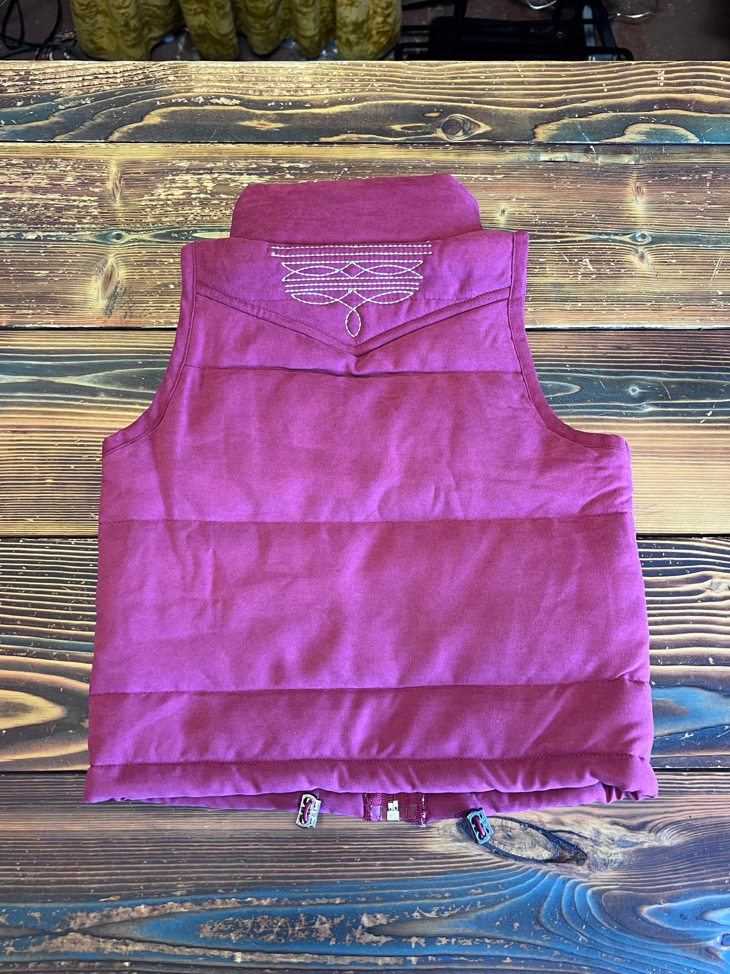 Girls Boot Stitch Puffer Vest