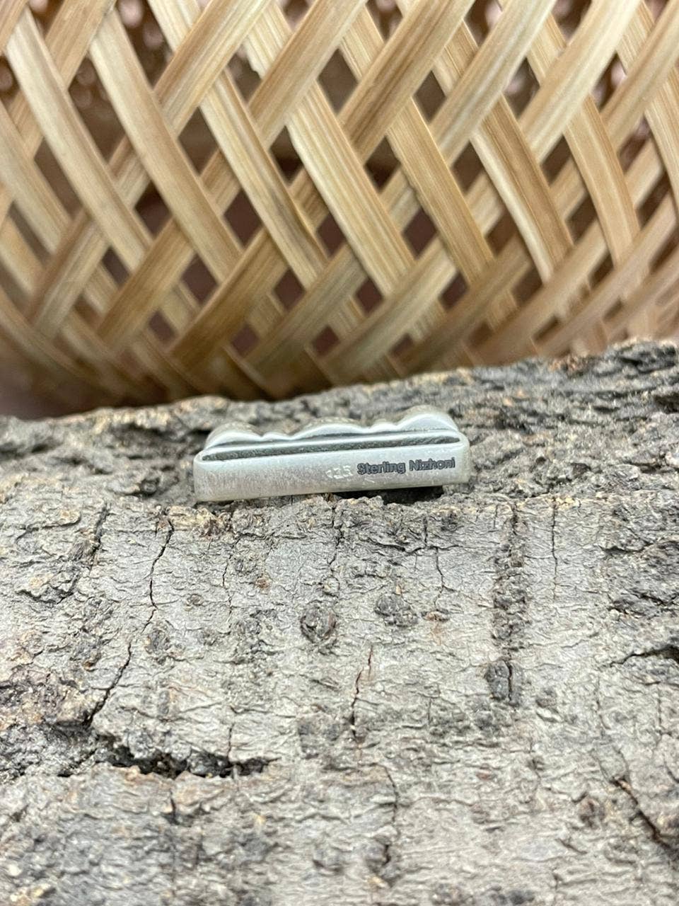 Handmade Sterling Silver Kingman Turquoise Charms with Signed Nizhoni