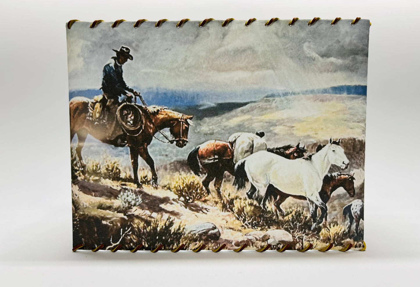 Lampshade Rectangle Mustang Gathering Large