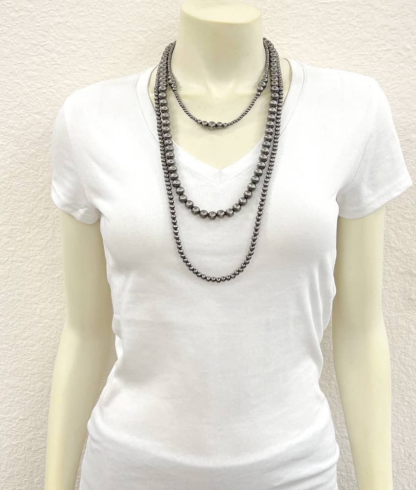 Big Lake Handmade Polish Navajo Bead Necklace