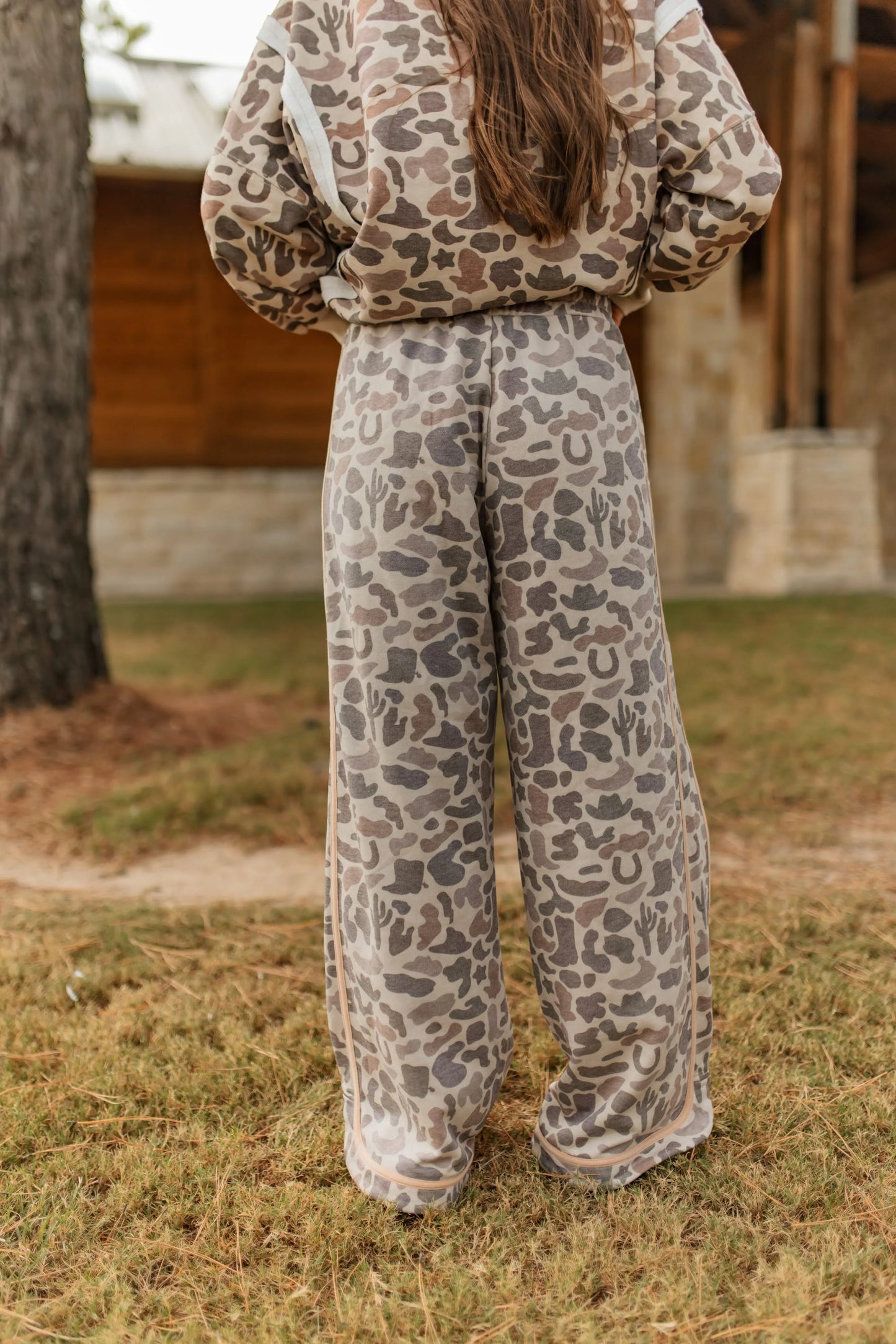 WESTERN CAMO SWEAT SET