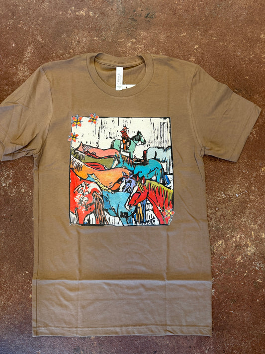 Horse Corral Tee