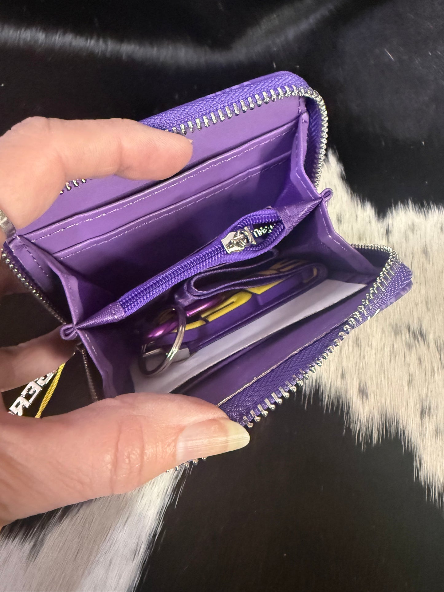 LSU Wallet with Wristlet